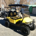 yellow custom cart