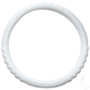 Steering Wheel Cover, Rubber Universal, White