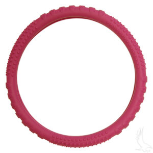 Steering Wheel Cover, Rubber Universal, Magenta