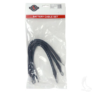 Battery Cable SET, Includes (3) 12" 4 gauge, E-Z-Go RXV