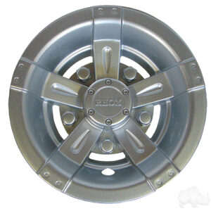 Wheel Cover, 8" Vegas Silver Metallic