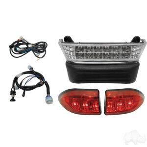 LED Light Bar Kit, Club Car Precedent 08.5+ w/ 12V Batteries