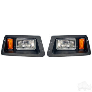 Adjustable Headlights with Bezels, Yamaha G14-G22