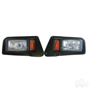 Adjustable Headlights with Bezels, Yamaha Drive 07-16