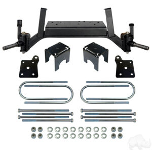 RHOX Lift Kit, 5" Drop Axle, E-Z-Go TXT Electric 01.5+ & Gas 01.5-08.5