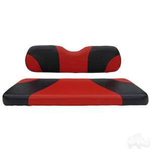 Cushion Set, RHOX Rhino Seat Kit, Sport Black/Red