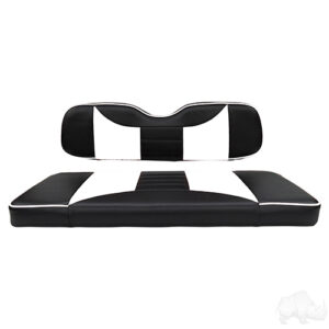 Cushion Set, RHOX Rhino Seat Kit, Rally Black/White