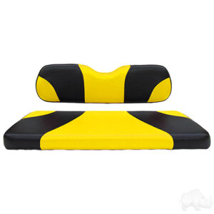 Cushion Set, RHOX Rhino Seat Kit, Sport Black/Yellow