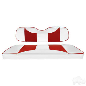 Cushion Set, RHOX Rhino Seat Kit, Rally White/Red