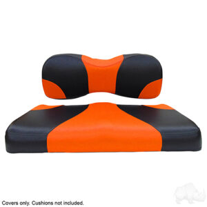 Seat Cover Set, Sport Black/Orange, Yamaha Drive