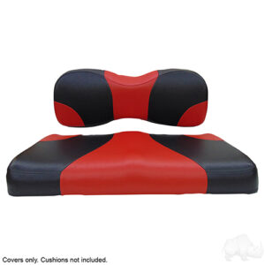 Seat Cover Set, Sport Black/Red, Yamaha Drive