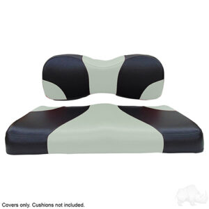 Seat Cover Set, Sport Black/Silver, Yamaha Drive