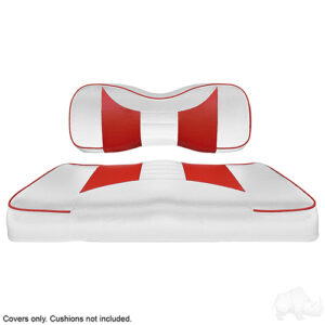 Seat Cover Set, Rally White/Red, Yamaha Drive