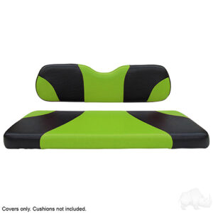 Cover Set, Super Saver Seat Kit, Sport Black/Green, E-Z-Go TXT