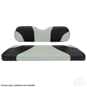 Cover Set, Super Saver Seat Kit, Sport Black/Silver, E-Z-Go TXT