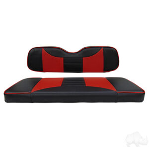 RHOX Rhino Seat Kit, Rally Black/Red, E-Z-Go RXV