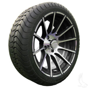 AC600 Assembly - Machined Black w/ Center Cap 15x6 ET-25 & 205/35R15 Innova Driver 4 ply