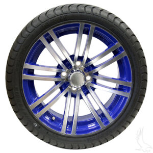 AC601 Assembly - Blue w/ Center Cap 15x6 ET-25 & 205/35R15 Innova Driver 4 ply