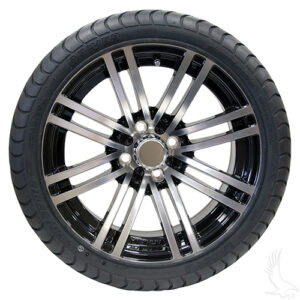 AC601 Assembly - Machined Black w/ Center Cap 15x6 ET-25 & 205/35R15 Innova Driver 4 ply