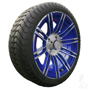 AC602 Assembly - Blue w/ Center Cap 15x6 ET-25 & 205/35R15 Innova Driver 4 ply