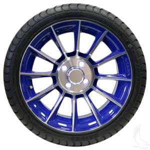 AC603 Assembly - Blue w/ Center Cap 15x6 ET-25 & 205/35R15 Innova Driver 4 ply