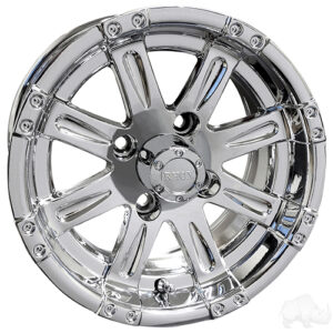 RHOX Vegas, Chrome w/ Center Cap, 12x6 Centered