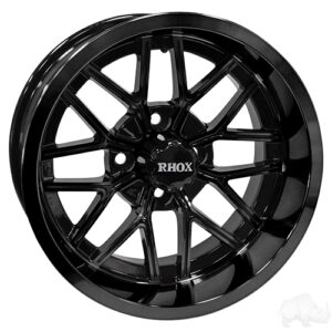 RHOX RX281, Gloss Black, 14x7 ET-25