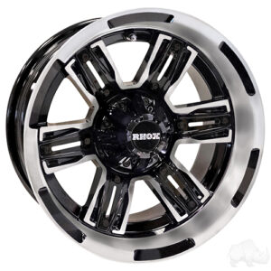 RHOX RX285, Machined Matte Black, 14x7 ET-25