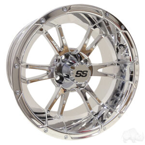 RHOX RX342, Chrome w/ Center Cap, 14x7 ET-25